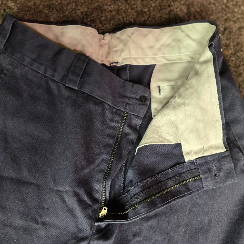 Big Mac vintage navy work shorts sz34L - Picture 2 of 5